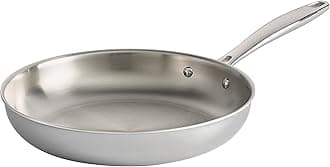 80116/005DS Gourmet 18/10 Stainless Steel Induction-Ready Tri-Ply Clad Fry Pan, 10-Inch, Stainless by Tramontina