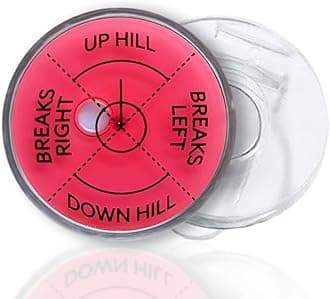 Fraser Fitness Golf Green Reader Level Ball Marker with High Precision Putting Green Reading Aid | Level Head Golf Marker With Bubble Level Golf Secret Santa| True Aim Ball Marker