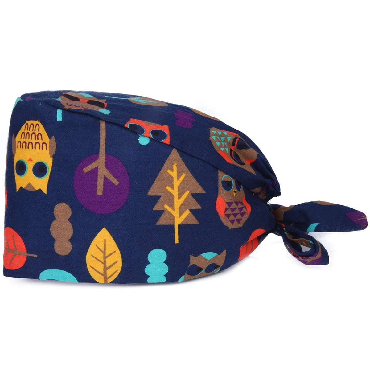 KousenpuAdjustable Working Cap with Sweatband, Bouffant Tie Back Hat, Suitable for Men and Women, One Size Multi Color