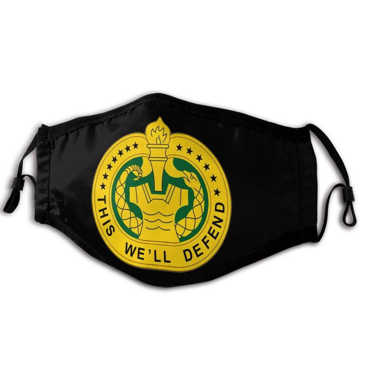 U S Army Drill Sergeant logo Face Mask Washable Neck Gaiter With Ear Loops For Men Women