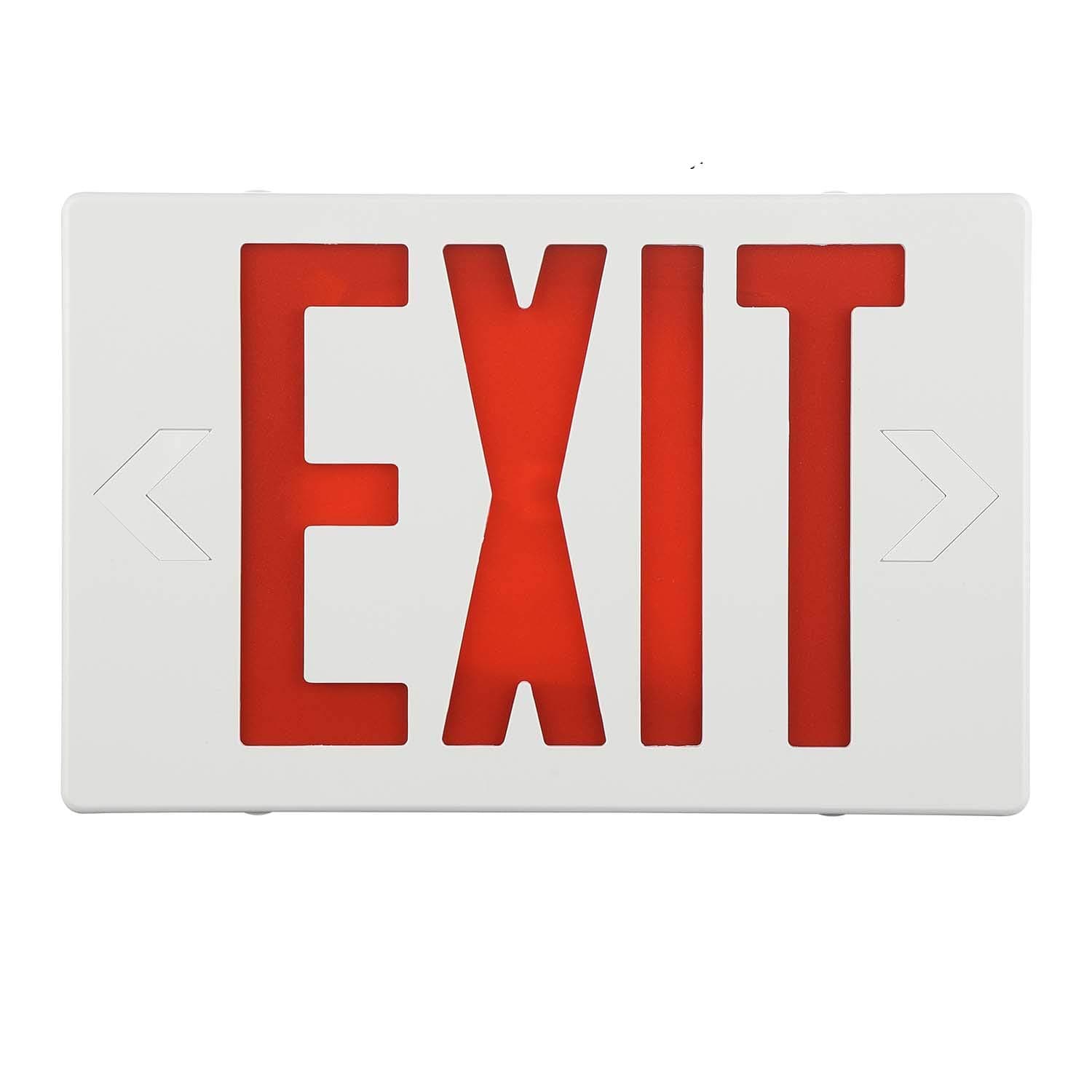 Red Exit Signs