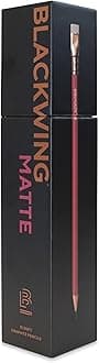 Matte Pencils - 12 Count, Red Finish, 3B Soft Lead, Premium Wood, Japanese Graphite, Great for Drawing