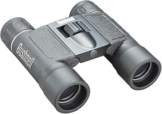 132516 Powerview 10x25 Compact Folding Roof Prism Binocular (Black)