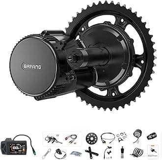 BBS02B BBS-HD 48V 750W/1000W Mid Drive Kits Mid Motor Ebike Conversion Kits with Chainring, Display & Battery Option