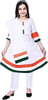 Arshia Fashions Girls Ethnic Wear Kurti and Dhoti Pant Set