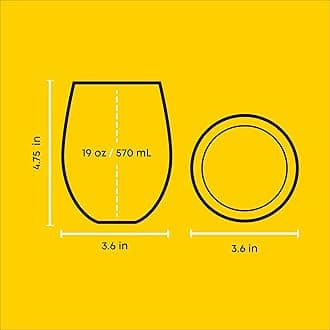 JoyJolt Marvel Heroes Stemless Drinking Glasses, 19oz Superhero Cups ft Hulk Captain America Spiderman and Iron Man, Avengers Glassware Set of 4, Marvel Gifts for Men and Women