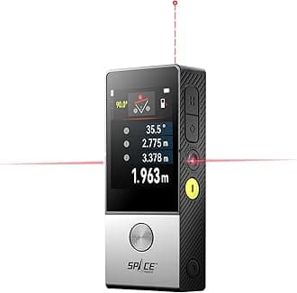 D9 Pro Laser Distance Meter with Visual Aligning Indicator, 100m Laser Measure Device With IPS Touchscreen Interface, P2P, Live Angle Display, APP Sync, 14 Measuring Modes