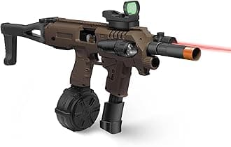 DIY Toys for Boys, Empty Shell Ejecting Design, Gifts for Boys Girls Birthday Holidays, Dark Brown