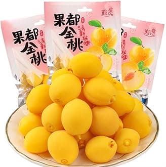 Sour and Sweet Crispy Peach, Small Peaches, Pickled fruits，Fruit Snack, Honey Peach Preserved Fruit, Dried Fruit, Sweets, Candy Snacks, Desserts,Vegan,Sour and sweet plums (10 bag)