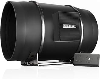 CLOUDLINE S10, Quiet 10” Inline Duct Fan with Speed Controller, EC Motor - Ventilation Exhaust Fan for Heating Cooling Booster, Grow Tents, Hydroponics