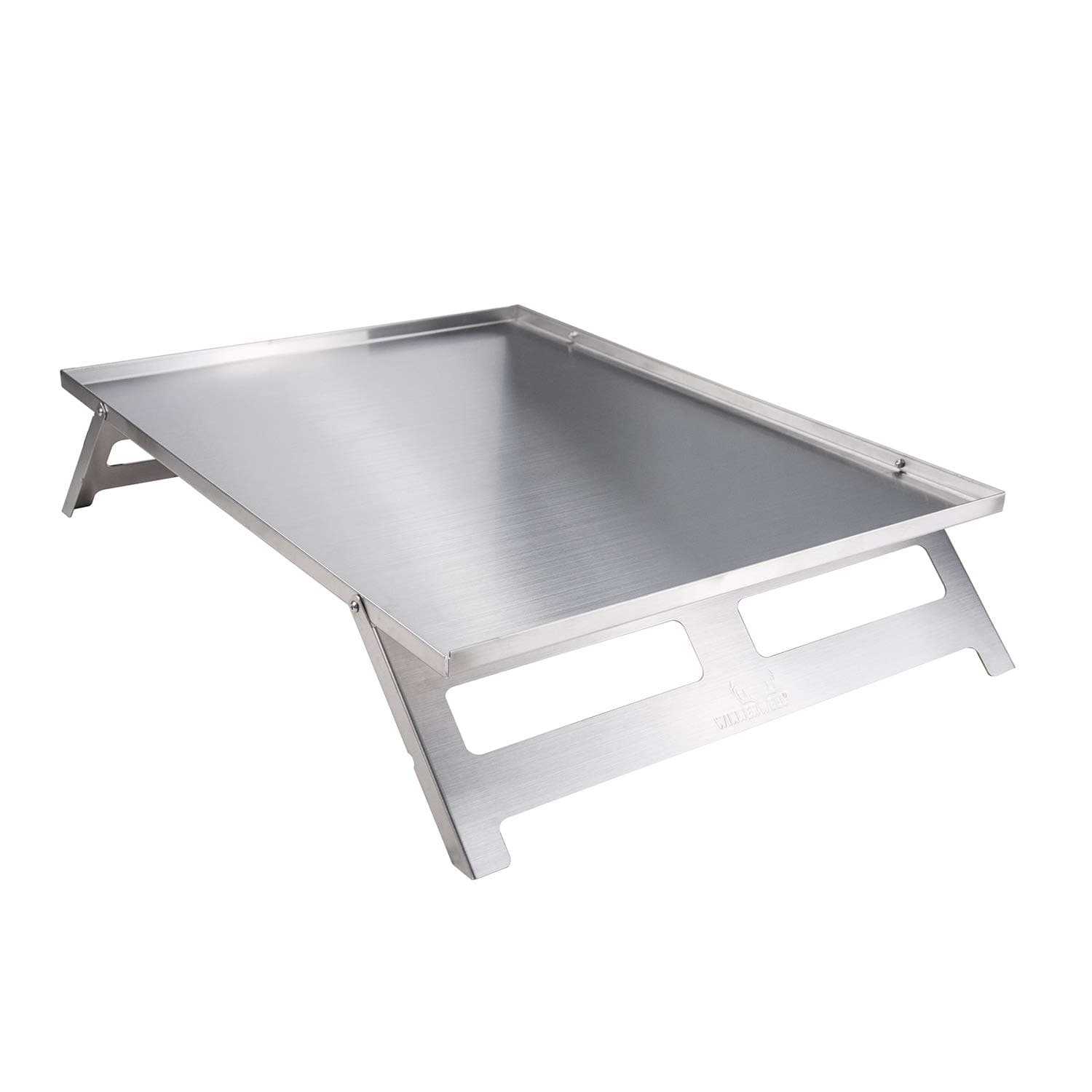 Accessory Table for Flatfold Fire Pit - XL | Portable Stainless Steel Accessory Table for Fire Pan and Camping
