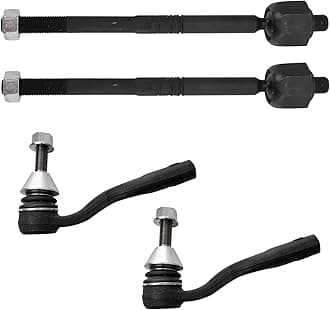 TRQ Front Tie Rod Set Compatible with 2012-2019 Mercedes-Benz