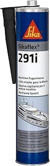 Sealant - Sikaflex-291i Black - Ideal for Marine Use - Highly Elastic and Can Be Painted Over - Low Odour - 300ml