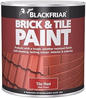 BKFBTMR500 Brick and Tile Paint, 500 ml, Matt Red