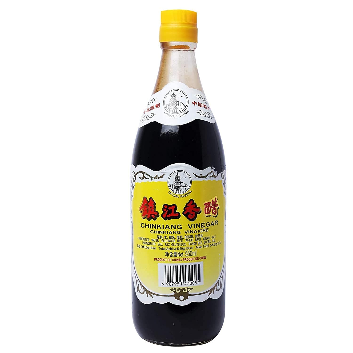 Optima Pagoda Vegetarian Chinkiang Vinegar -550ml
