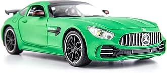 Sky Tech® Mercedes Benz AMG GT-R 1:32 Model Car Exclusive Alloy Metal Pull Back Die-cast Car Diecast Metal Pullback Toy car with Openable Doors & Light Music Best Gifts Toys Kids【Colors as Per Stock】