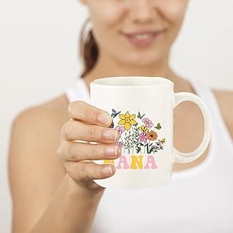 Nana Gifts for Grandma, Grandma Christmas Gifts for Women, Thanksgiving Gifts Ideas for Granny Mimi, Gigi Presents Coffee Mug Set with Keychain Socks