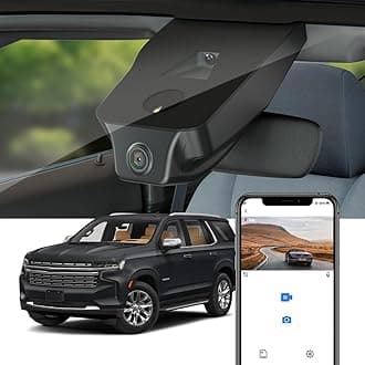 4K Dash Cam Adapts for Chevy Tahoe 2021-2026 (HD2-6275, NO Sensor Cover) LS LT RST Premier High Country, OEM Factory Style, 2160P UHD Video, WiFi & APP, Loop Recording, G-Sensor, 64GB Card