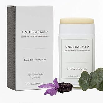 - Underarmed Lavender + Eucalyptus Aluminum-Free Deodorant, Coconut + Essential Oils, Baking Soda, Raw Honey & Mineral Salt | Non-GMO Vegan Formula For Women & Men