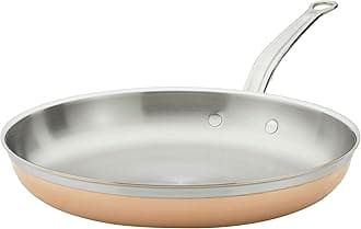 Hestan - CopperBond Collection - 100% Pure Copper Frying Pan, Induction Cooktop Compatible, 12.5-Inch