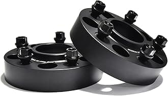 JTP Compatible with Mercedes G450,G320,G500,G400d,G350,G550,G350d,G55,G63,G65,G580EQ AMG,G Wagon W463,W465,W461 Safe Forged Black Anodized 2pcs 35mm Wheel Spacers 5x130,+Black Bolts (35mm)