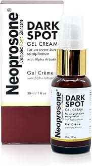 Neoprosone, Dark Spot Gel Cream - 1 Fl oz / 30 ml - Gel Cream for Face, Reduce acnes, Sun Spots, Age Spots on Face, Knees, Elbows, Hands, Private Areas