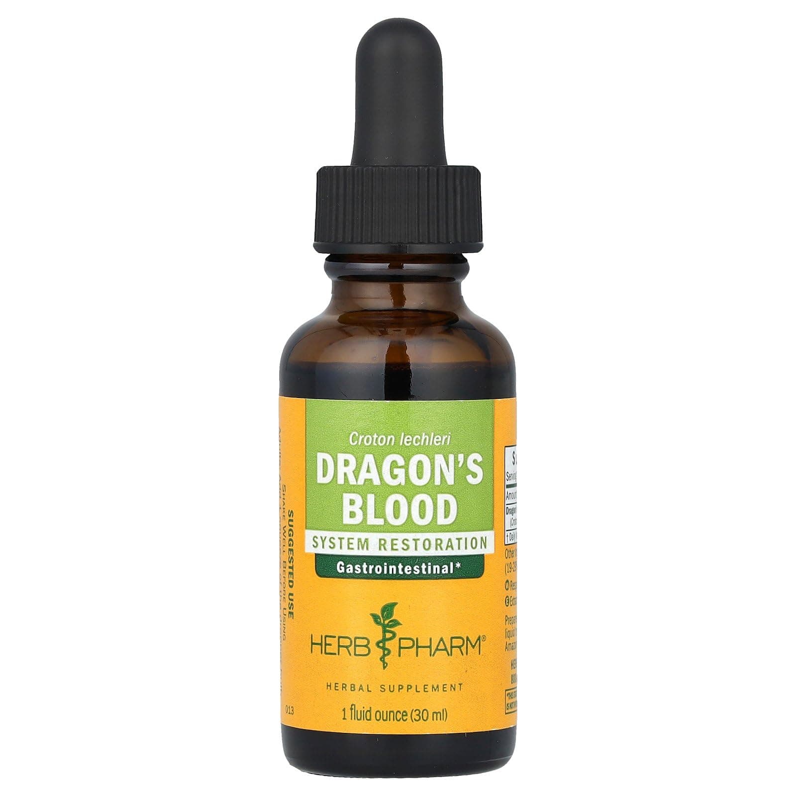 Herb Pharm Dragon's Blood Liquid Tree Sap for Digestive Support - 1 Ounce (DDRAG01)