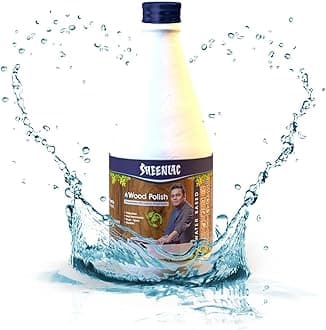 Water Based Interior Wood Polish | Odorless, Non-Flammable | Quick Dry Varnish | 100% Lead-Free | High Water Resistance | Eco-Friendly Polish for all Furniture - Glossy Finish 500ml