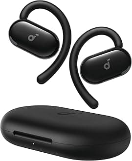 soundcore V20i by Anker Open-Ear Headphones, Adjustable Ear Hooks, Ultra-Comfort, Snug Fit, Deep Bass, Clear Calls, IP55, LED Lights, 36H Playtime, Bluetooth 5.4 Earbuds, Multipoint Connection