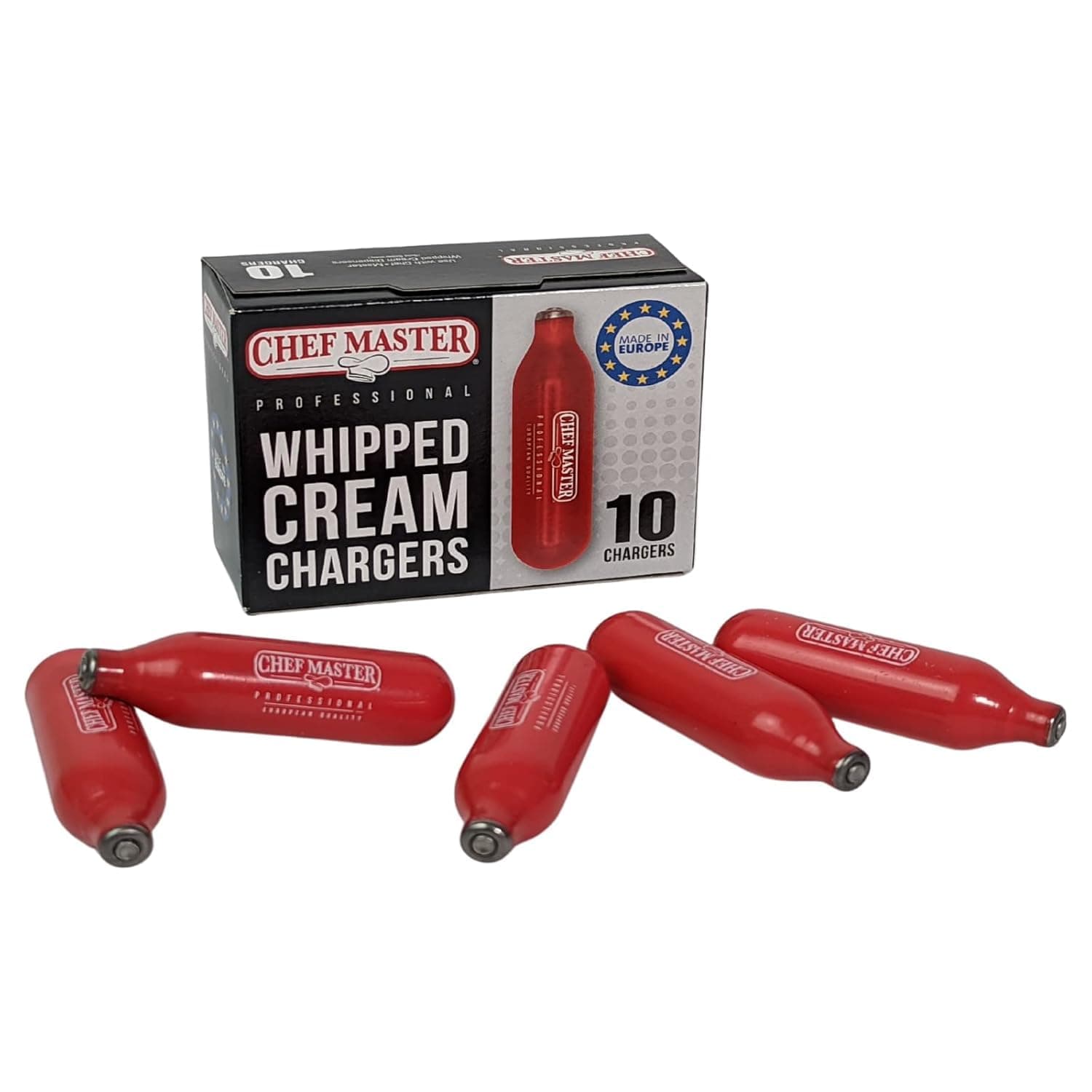Chef Master Whipped Cream Chargers, 10-Pack