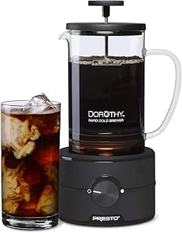 02937 Dorothy™ Electric Rapid Cold Brewer - Cold brew at home in 15 minutes - No more waiting 12 to 24 hours.