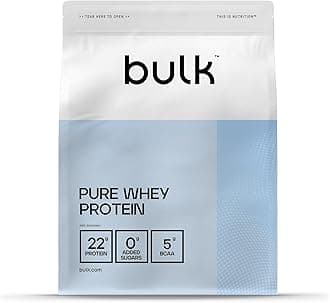 Bulk Pure Whey Protein Powder,Chocolate,22g Protein and 5g BCAAs per Scoop,Whey Concentrate Shake,Low Sugar,Supports Muscle Growth and Repair,Smooth Mixing,Vegetarian,500g