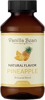 Natural Pineapple Extract for Baking and Flavoring - 4 OZ - Premium Quality Natural Flavors for Baked Goods, Desserts, & Cooking