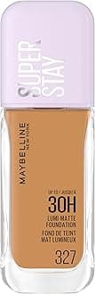 New York Super Stay up to 30HR Lumi-Matte Foundation, Medium-Full Coverage, Vegan Formula*, Amino Acids, Niacinamide, Vitamin E, All Day Wear - Shade: 250