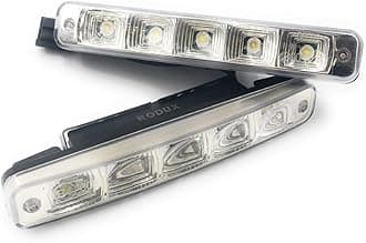 Premium DRL 5 LED X 2 Daytime Running Light Fog Light Lamp(Universal Fit for all Vehicles)