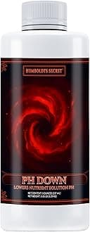 pH Down for Plants | Liquid pH Adjuster and Balancer for Soil Coco Hydroponics | Concentrated Phosphoric Acid Solution Supporting Nutrient Uptake and Strong Growth | 8 Ounce