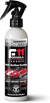 F11 Car Polish & Sealer for Cars, Motorcycles, RVs and More – Water-Based Alternative to Ceramic Car Wax - 8 oz F11 Top Coat Spray Bottle