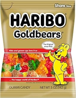 HARIBO Goldbears Share Size, 4.94 Oz 140 G - Blue-Raspberry