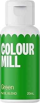 Colour Mill Oil-Based Food Coloring, 20 Milliliters Green