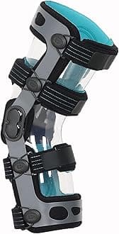 Komzer ACL Knee Brace, Functional Knee Support for PCL, MCL, Ligament Sports Injuries, Meniscus Tear, Relief from Knee Joint Pain with Side Stabilizers for Men & Women(XL/Right)