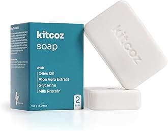 - Kitcoz Anti Fungal & Anti Bacterial Soap For Intensive Fungal Infections of The Skin | Anti Itching Soap - Good for All Types of Skin (75gm)
