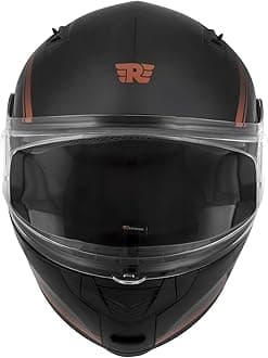 Royal Enfield ISI & DOT Certified Bullet Lightwing Modular Riding Helmet Black (XL)62 Cm-With High Impact Grade Thermoplastic & High Density Head EPS Liner For Superior Impact Protection & Durability