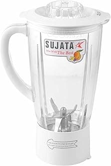 Sujata Blender Plastic Jar, 1750 ml, (White) (White_1)