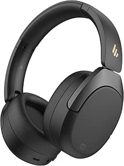 W830NB Active Noise Cancelling Wireless Over-Ear Headphones, Foldable Lightweight Bluetooth Headset with Hi-Res Audio, Dual Device Connection, 94 Hours Playtime Fast Charging - Black