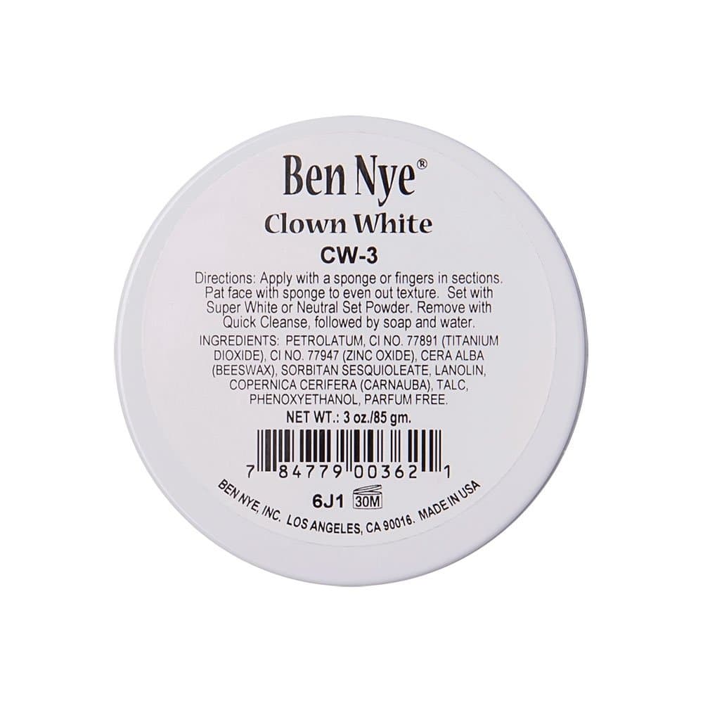 Ben Nye Clown White Makeup ,3 oz