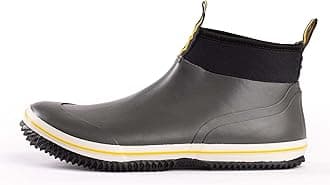 Men's 6 inch Ankle High Rubber Rain Boot, Grey