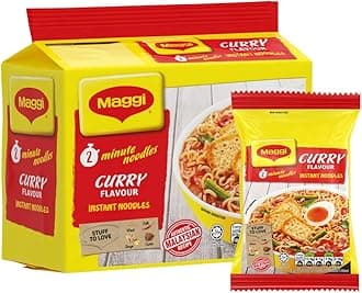Maggi Curry Flavour Instant Noodles Multipack 5 x 79g