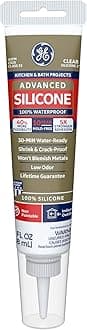 Sealants & Adhesives Advanced Silicone 2* Kitchen & Bath Sealant, 2.8oz, Clear