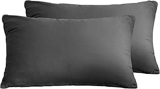 MOHAP Pillowcases 50X75CM 4 Pack- Super Soft Breathable Brushed Microfiber Pillow Cases Cover with Envelope Closure Light Grey