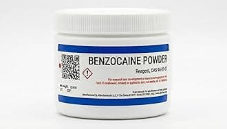 Benzocaine, High Purity, Fine Powder, CAS 94-09-7 (50, Grams)